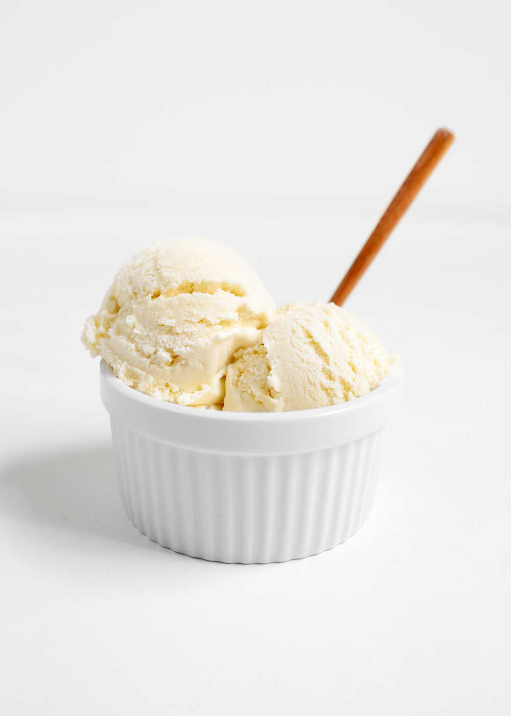 Creamy vanilla ice cream recipe from the faux martha