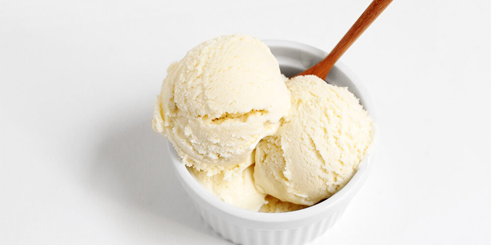 Creamy vanilla ice cream recipe from the faux martha
