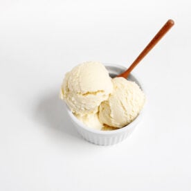 Creamy vanilla ice cream recipe from the faux martha