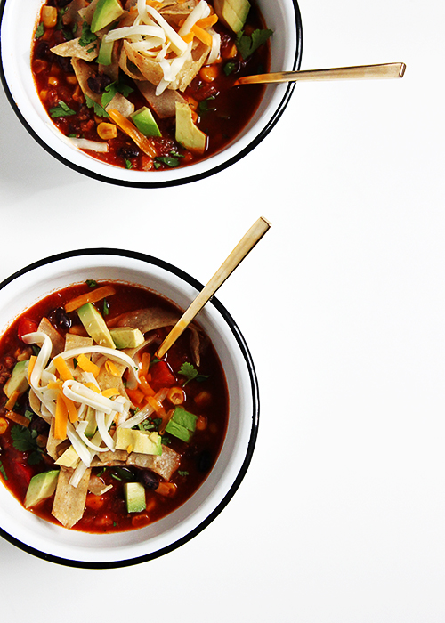 Taco Soup | @thefauxmartha