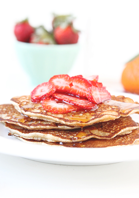 Whole Wheat Pancakes | The Fauxmartha