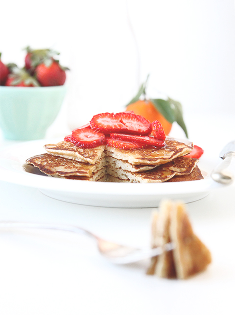 Whole Wheat Pancakes | The Fauxmartha