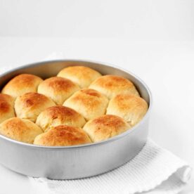 Make Ahead Wheat Rolls from the faux martha