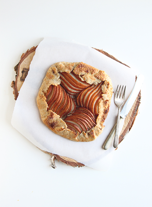 Pear Almond Galette | The Fauxmartha