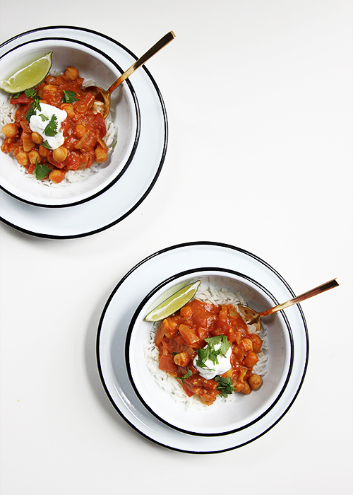 Chickpea Indian Bowl | @thefauxmartha