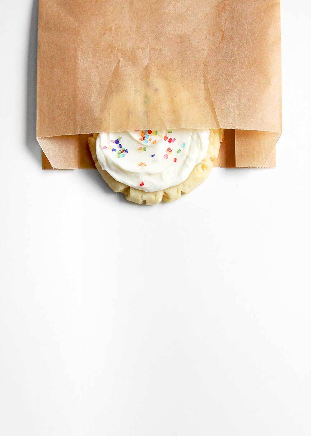 Big Fat Sugar cookie with sprinkles from The Faux Martha