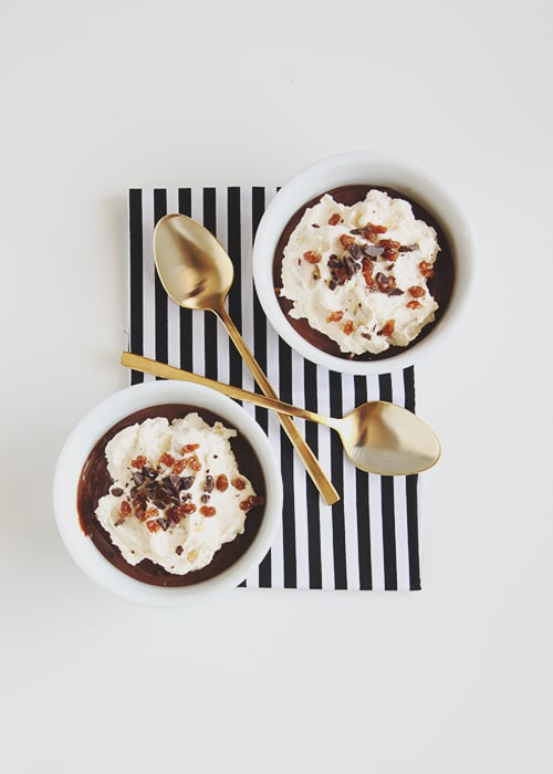 Chocolate Butterscotch Pudding + Banana Whip | The Fauxmartha