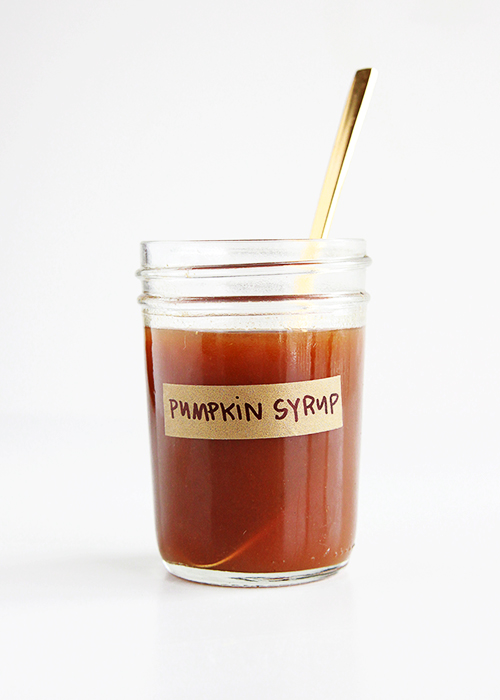 Maple Pumpkin Latte Syrup | @thefauxmartha