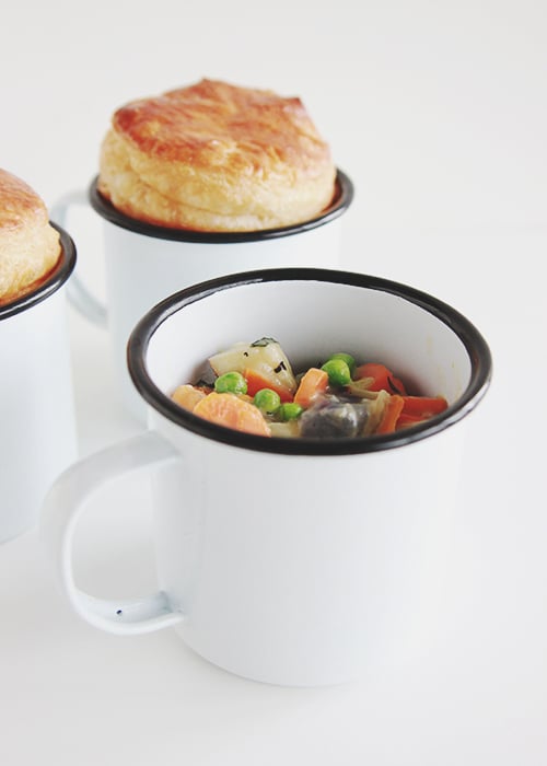Veggie Pot Pies in a Mug | The Fauxmartha