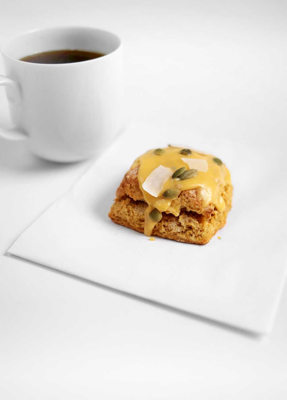 Pumpkin Scones from the faux martha