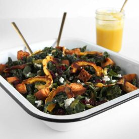 Autumn Salad with Pumpkin Vinaigrette