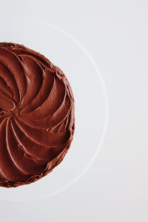 A Simple Chocolate Cake | @thefauxmartha