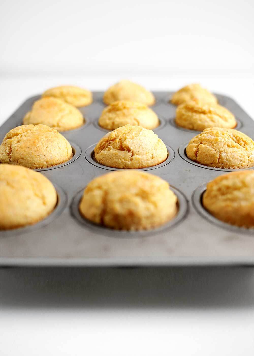 Jiffy Cornbread muffins from The Faux Martha
