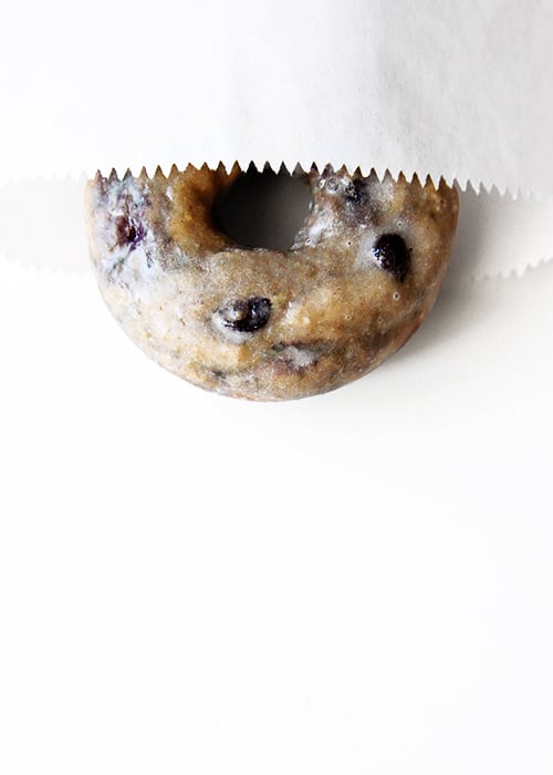 Baked Blueberry Donuts | @thefauxmartha