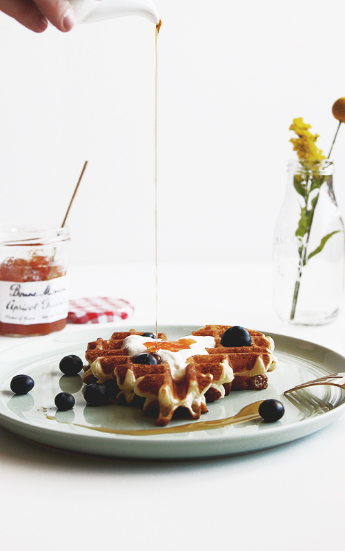 Waffles, Yogurt, and Preserves | @thefauxmartha