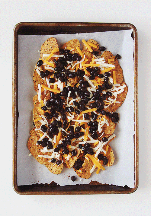 BBQ Black Bean Nachos | @thefauxmartha