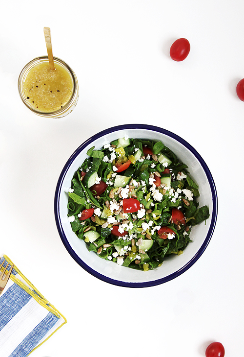 Italian Summer Salad | @thefauxmartha