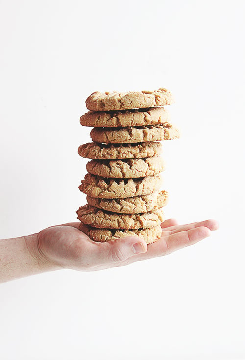 bakery style peanut butter cookies from the faux martha