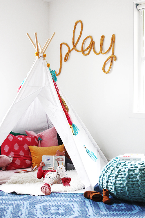 Playful Reading Nook | @thefauxmartha