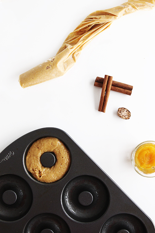 Baked Pumpkin Donuts | @thefauxmartha