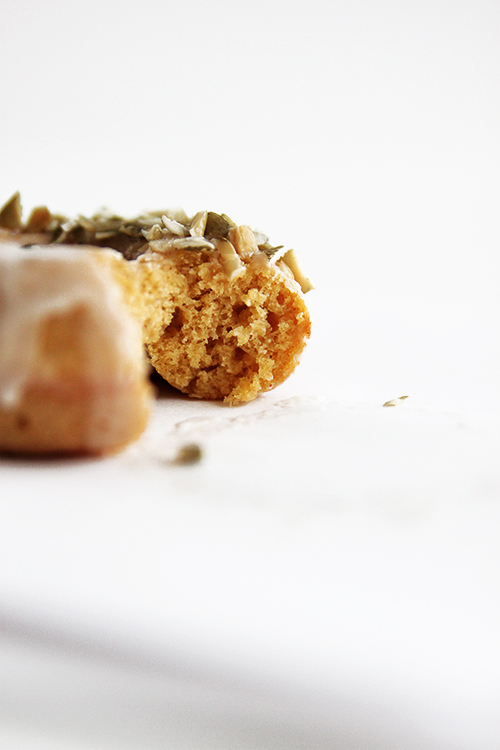 Baked Pumpkin Donuts | @thefauxmartha