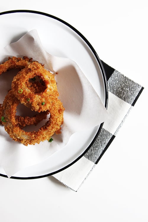 Baked Onion Rings | @thefauxmartha