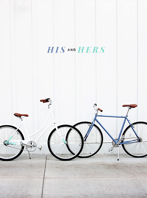 His and Hers Brilliant Bikes | @thefauxmartha