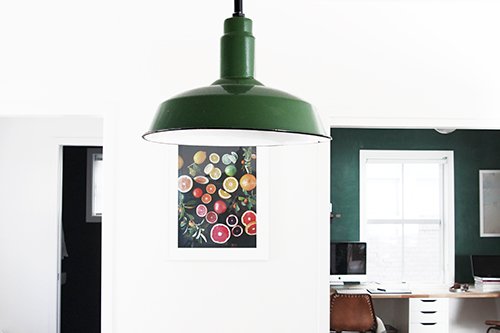 Schoolhouse Green Office | @thefauxmartha