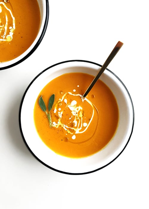 One Pot Butternut Squash Soup | @thefauxmartha