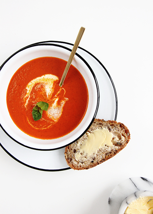 20-minute Tomato Soup | @thefauxmartha