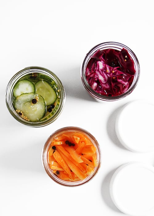 Quick Pickled Vegetables | @thefauxmartha