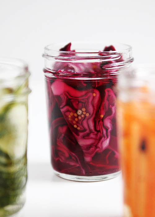 Quick Pickled Vegetables | @thefauxmartha