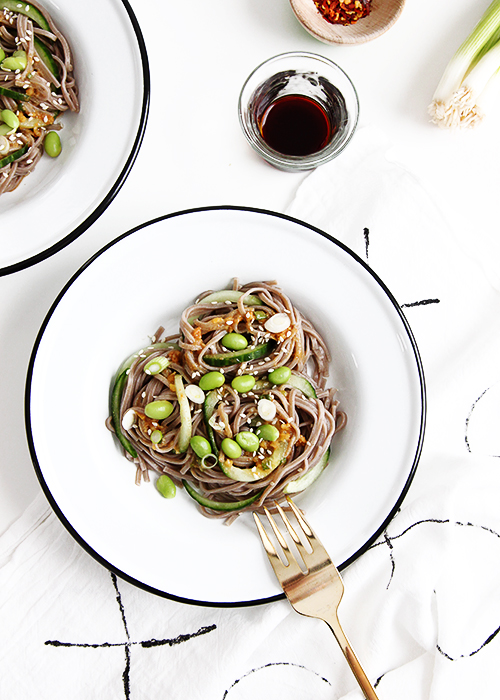 Cucumber Soba Bowls