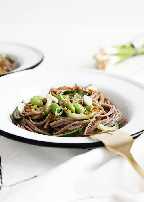 Cucumber Soba Bowls