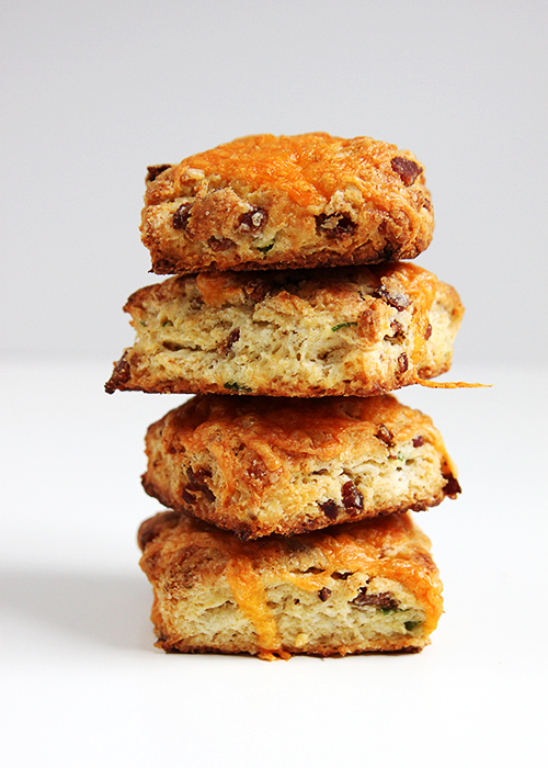 Cheddar Bacon Scones | @thefauxmartha