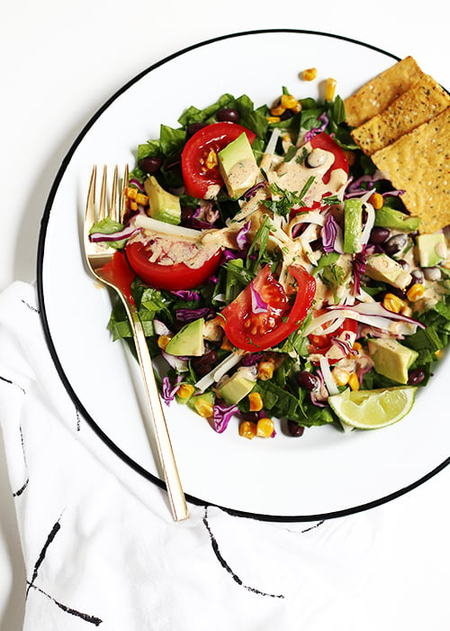 Tex-Mex Chopped Salad | @thefauxmartha