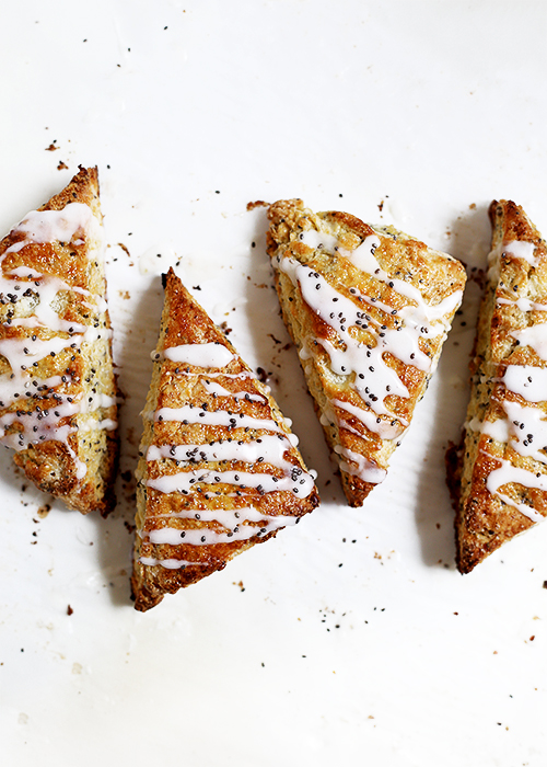 Lemon Chia Scones | @thefauxmartha