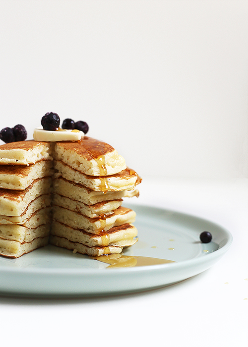 Fluffy Yogurt Pancakes | @thefauxmartha