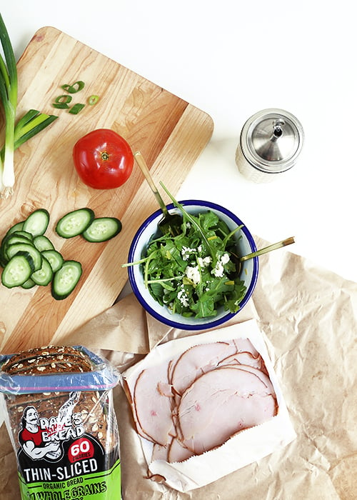Italian Salad Sandwich | @thefauxmartha