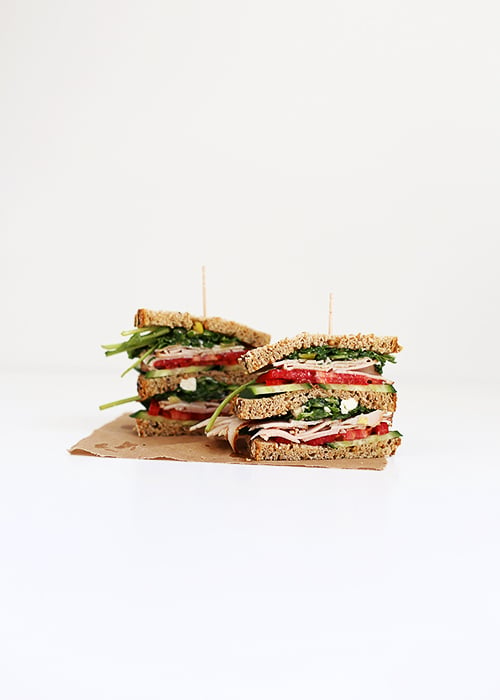 Italian Salad Sandwich | @thefauxmartha