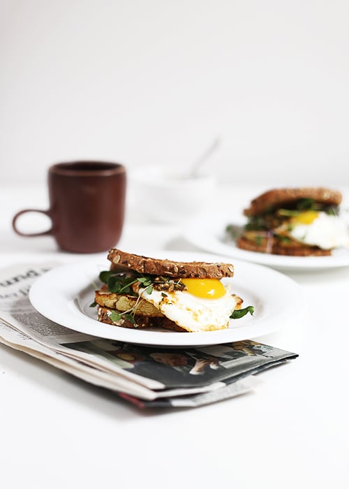 Smoky Breakfast Sandwich | @thefauxmartha