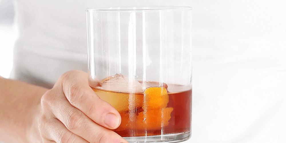 Sub-Zero Old Fashioned Cocktail recipe on The Fauxmartha