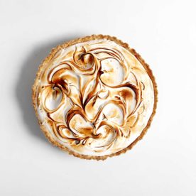 Lemon Meringue Pie made with an easy 7 minute meringue by The Fauxmartha
