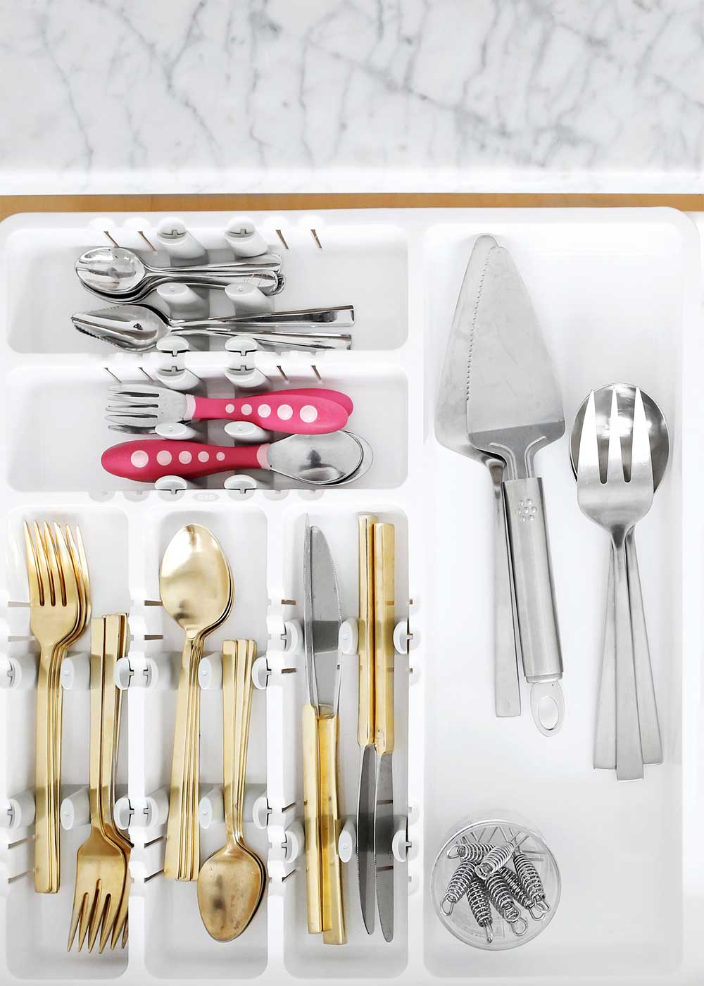 Organized drawers with OXO and The Fauxmartha