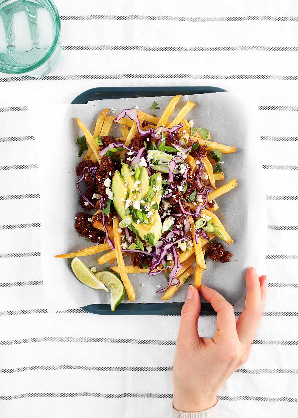 Vegetarian Chili Cheese Fries from The Fauxmartha