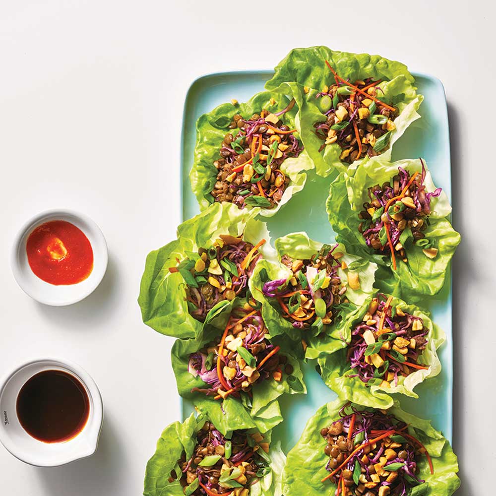 Lentil Lettuce Wraps from The Minimalist Kitchen and The Fauxmartha