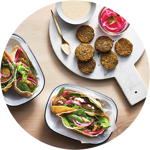 Baked Falafel from The Minimalist Kitchen and The Fauxmartha