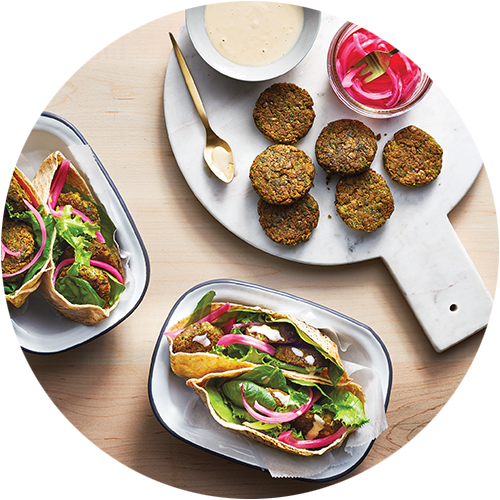 Baked Falafel from The Minimalist Kitchen and The Fauxmartha