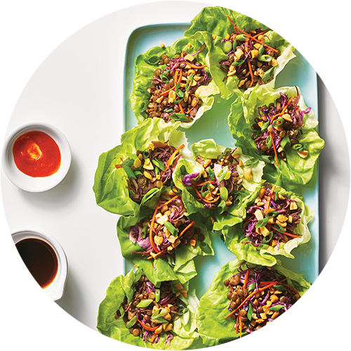 Lentil Lettuce Wraps from The Minimalist Kitchen by The Fauxmartha