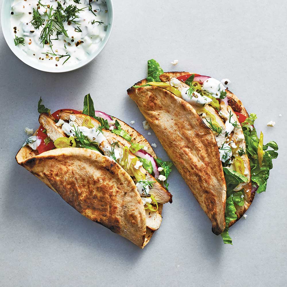 Chicken Gyros from The Minimalist Kitchen by The Fauxmartha